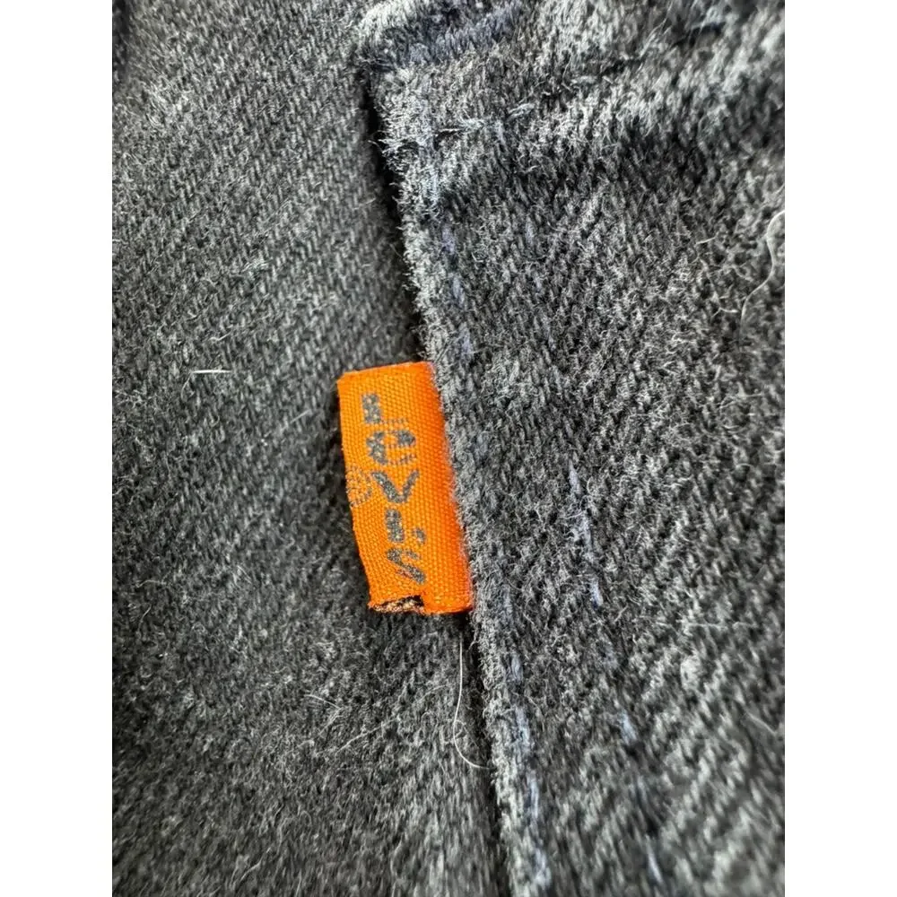 Vintage 90s Levi's 550 Student Orange Tab USA Black Jeans W27 L28 Relaxed Fit